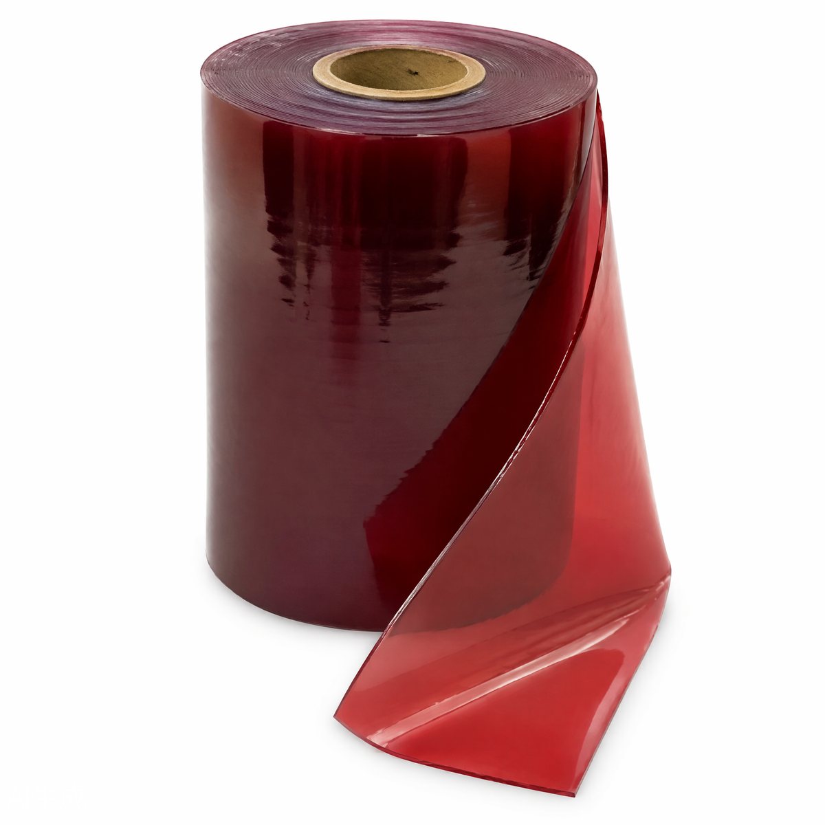 Rouleau de PVC anti-soudure rouge translucide