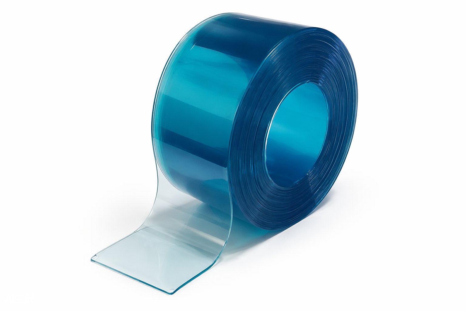Rouleau de PVC grand froid bleu polaire